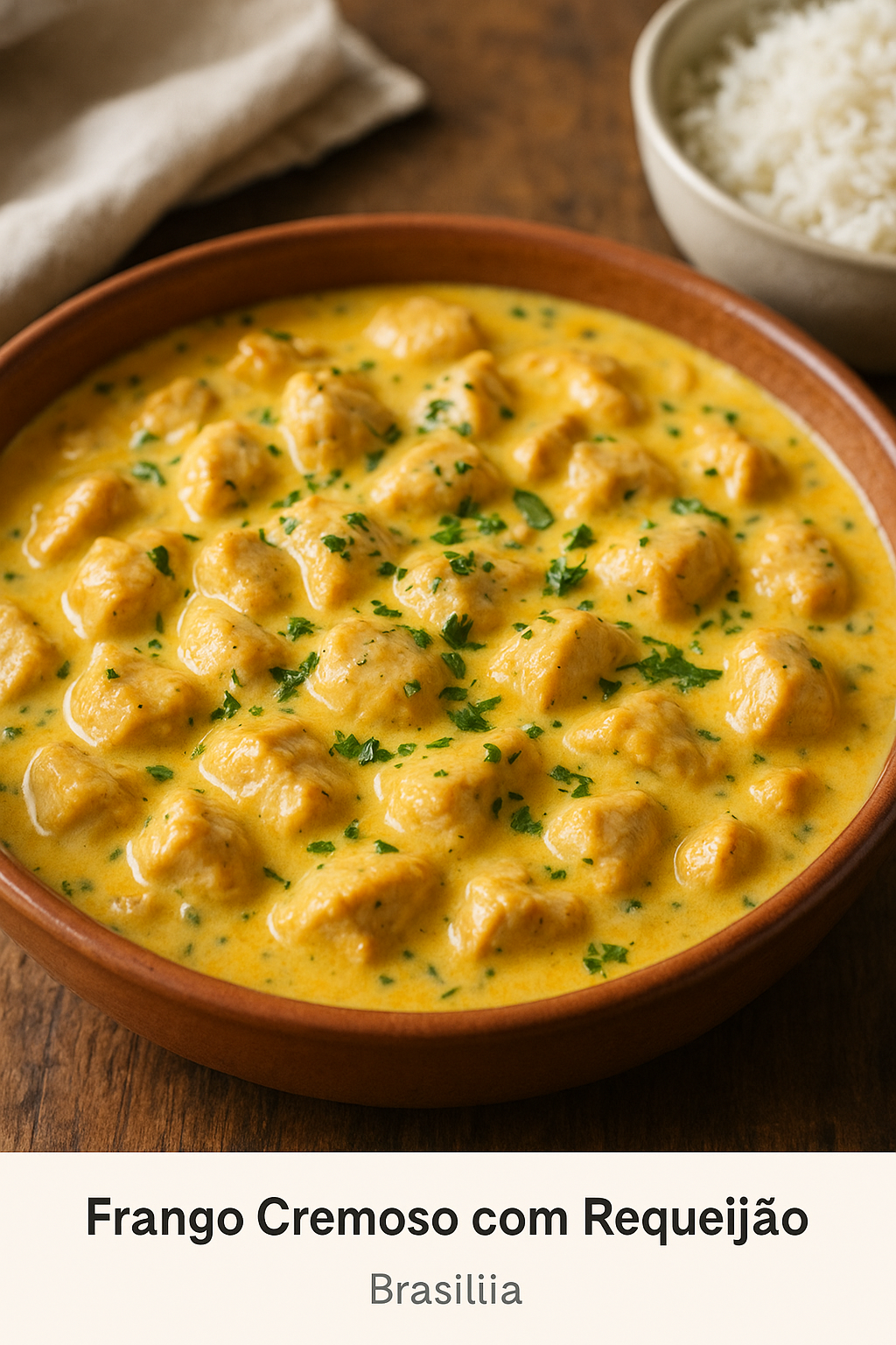 Frango Cremoso com Requeijão