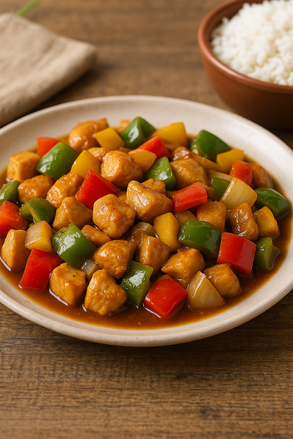 Frango Xadrez Fácil