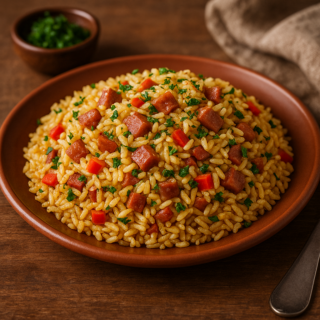Arroz temperado especial