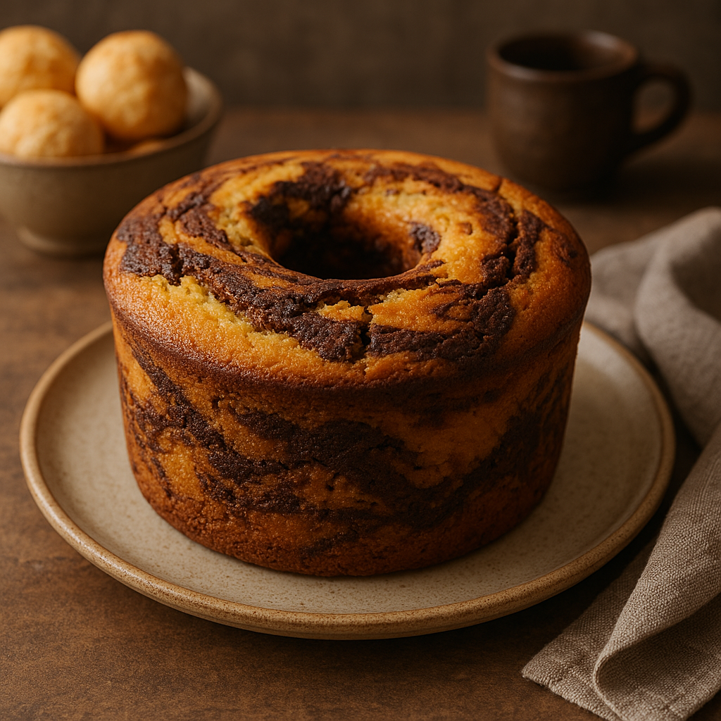 Bolo caseiro diferente