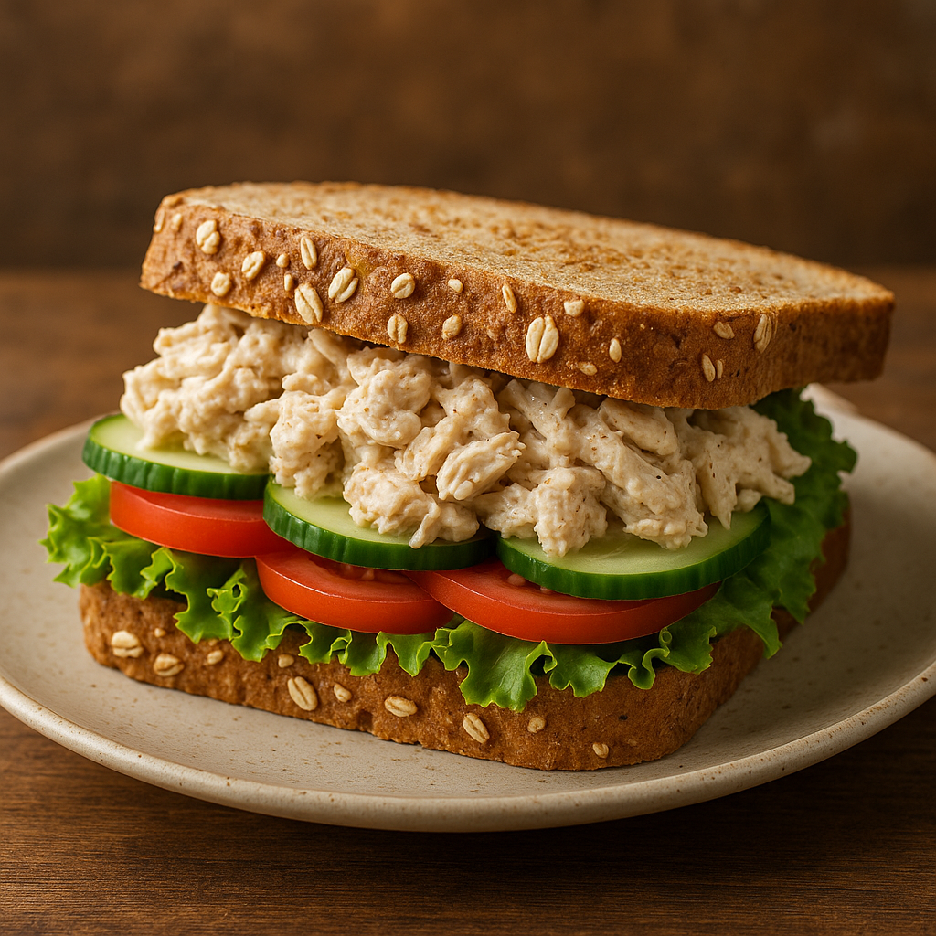 Lanche natural de frango