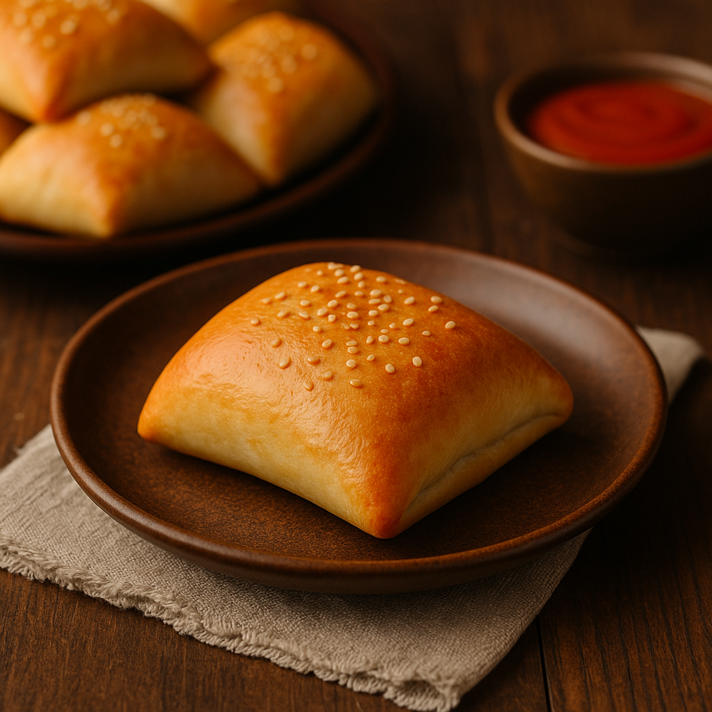 Lanche salgado de forno