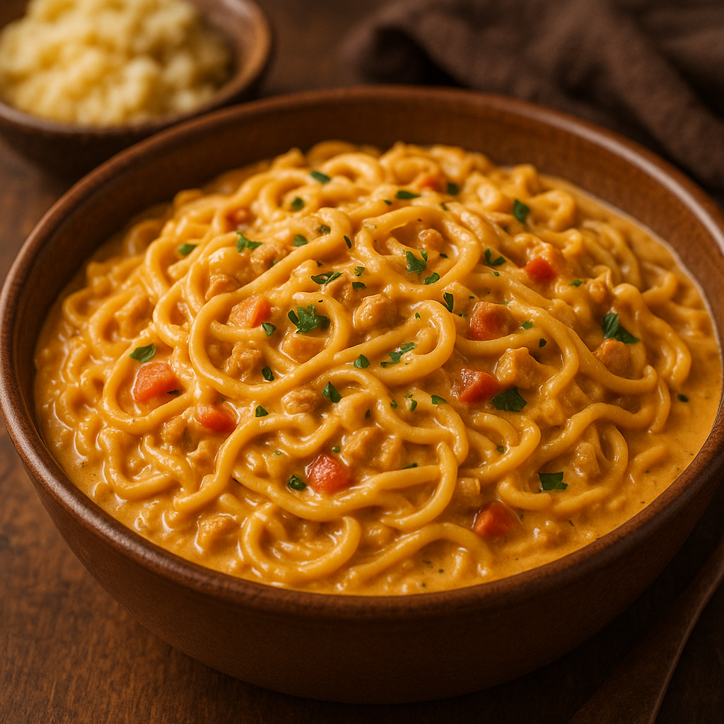 Macarrão cremoso diferente